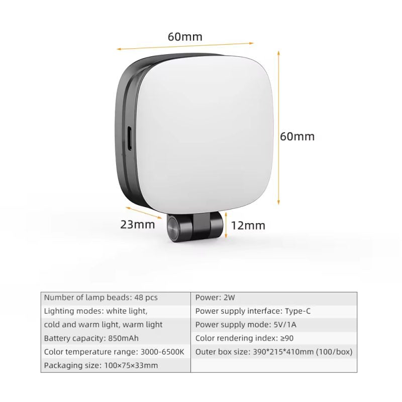 MagniGlow™ | Magnetic Clip-On LED Light for Phones