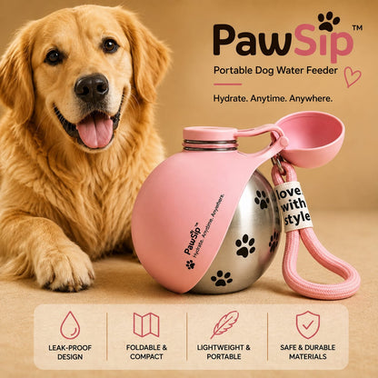 PawSip™ | Portable Pet Water Feeder