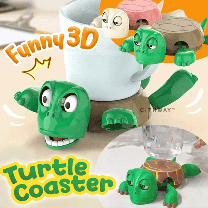TurtleCoaster™ | The Mood-Lifting Cup Buddy