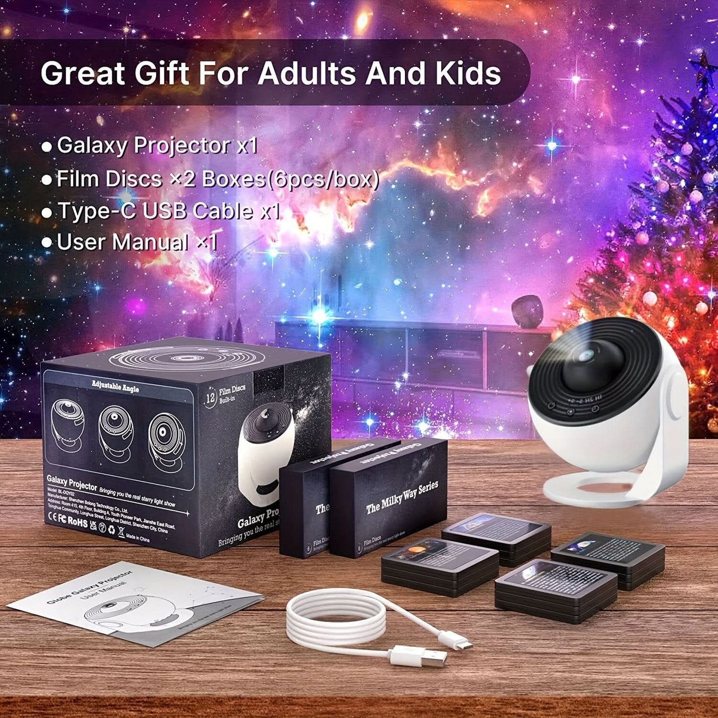 StarMuse™ | 12-in-1 Planetarium Galaxy Projector