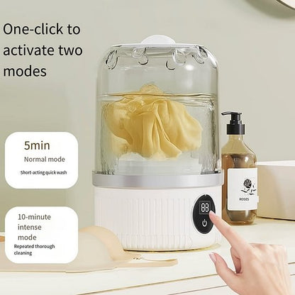 SpinMate™ | Portable Mini Washer for Undergarments & Delicates