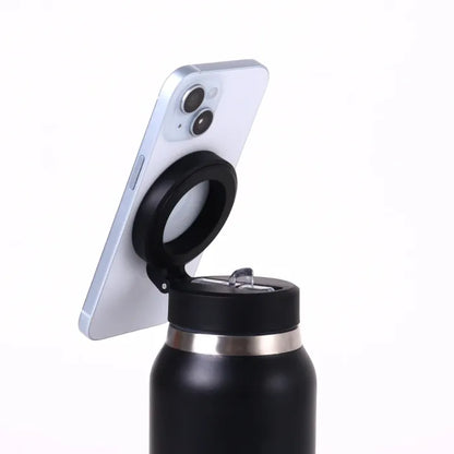MagSip™ | Water Bottle + Tripod Mount + Phone Stand