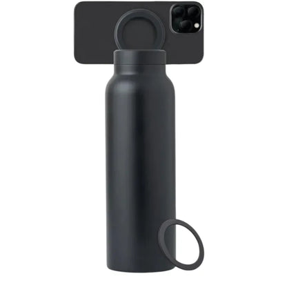 MagSip™ | Water Bottle + Tripod Mount + Phone Stand