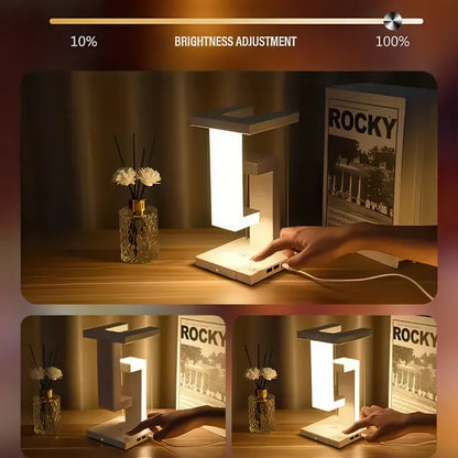 HoverGlow™ | Levitating Lamp with Wireless Charging