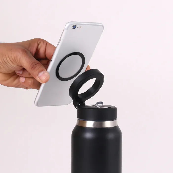 MagSip™ | Water Bottle + Tripod Mount + Phone Stand
